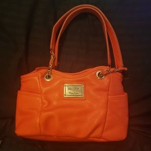 Nicole Miller Coral Handbag